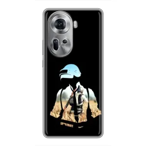 Чохол з картинкою "Герой Pubg" на Oppo Reno 11 5G (Пубг мен)