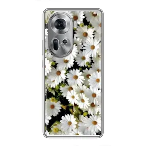 Чохол з ромашками на Oppo Reno 11 5G (Рамка в ромашках)