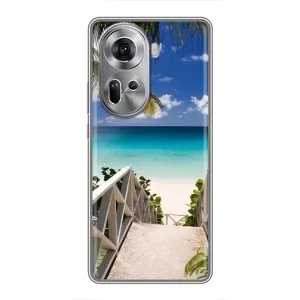 Летний Чехол на Oppo Reno 11 5G (Рай)