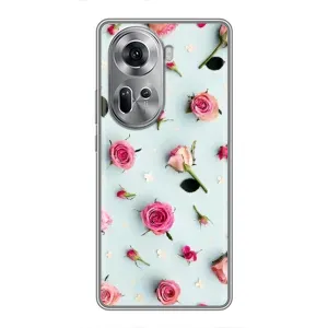Чохли з принтом Троянд для Oppo Reno 11 5G (Різні квіти)