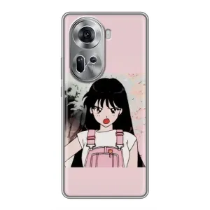 Чехол с персонажами АНИМЕ на Oppo Reno 11 5G (Сейлор Марс)