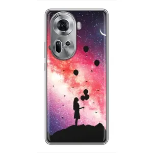 Силиконовые Чехлы Любимому человеку для Oppo Reno 11 5G (Шарики в небе)