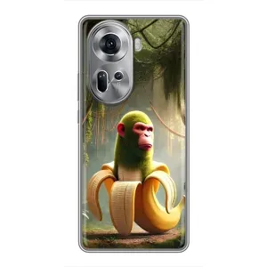 Чехол с мемами тралалело тралала для Oppo Reno 11 5G (Шимпанзини бананини)