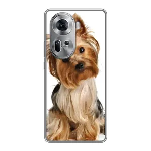 Чехол (ТПУ) Милые собачки для Oppo Reno 11 5G (Собака Терьер)