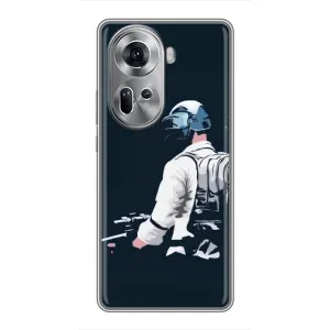 Чохол з картинкою "Герой Pubg" на Oppo Reno 11 5G (В екіперівці)