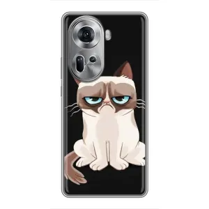 Чехол на тематику: Коты для OPPO Reno 11 5G (Взгляд кота)