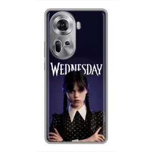 Чехлы с принтом Уэнсдей на Oppo Reno 11 5G (Wednesdey)