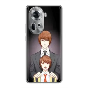 Чехол с персонажами АНИМЕ на Oppo Reno 11 5G (Ягами вырос)