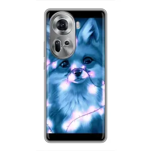 Чехол с Лисичкой для Oppo Reno 11 5G (Яркая Лиса)