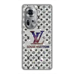 Чехол Стиль Louis Vuitton на Oppo Reno 11 5G (Яркий LV)