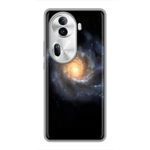 Чохли КОСМОС на Oppo Reno 11 Pro 5G (Чорна дира)