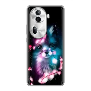 Чохол з Лисичкою для Oppo Reno 11 Pro 5G (Чорна лисиця)