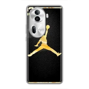 Силиконовый Чехол Nike Air Jordan на Оппо Рено 11 Про (5G) (Джордан 23)