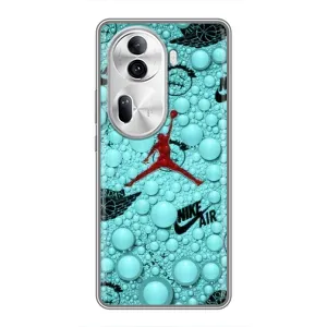 Силиконовый Чехол Nike Air Jordan на Оппо Рено 11 Про (5G) (Джордан Найк)