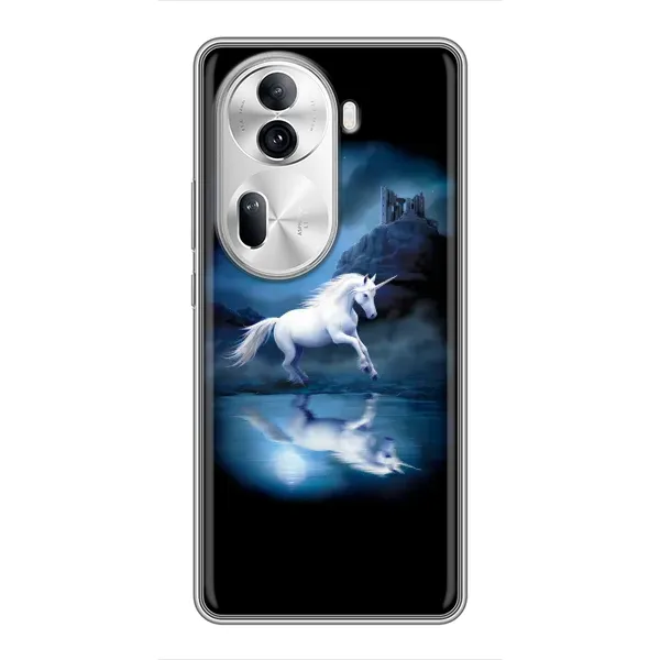 Чехол с рисунком «Единорог» для OPPO Reno 11 Pro 5G Чехол с рисунком «Единорог» для OPPO Reno 11 Pro 5G