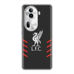 Силиконовые Чехлы принт Футбол на Oppo Reno 11 Pro 5G (Эмблема Liverpool)