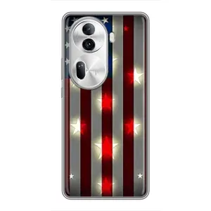 Чехол Флаг USA для Oppo Reno 11 Pro 5G (Флаг США 2)