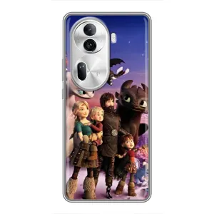 Чехол дракон Беззубик для Oppo Reno 11 Pro 5G (Герои дракона)