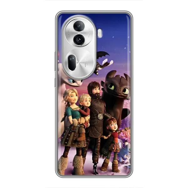 Чехол с рисунком «Герои дракона» для OPPO Reno 11 Pro 5G