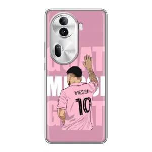 Чехлы Лео Месси в Майами на Oppo Reno 11 Pro 5G (GOAT MESSI)
