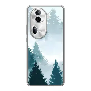 Летний Чехол на Oppo Reno 11 Pro 5G (Горный лес)