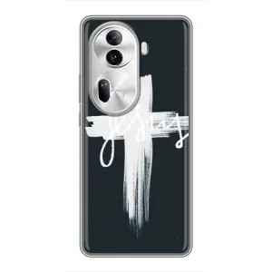 Чехлы для Оппо Рено 11 Про (5G) (Крест Иисуса) (Jesus)