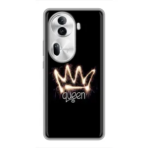 Чехол (Корона на чёрном фоне) для Оппо Рено 11 Про (5G) (Корона)