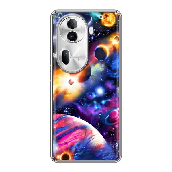 Чехол с рисунком «Космический мир» для OPPO Reno 11 Pro 5G Чехол с рисунком «Космический мир» для OPPO Reno 11 Pro 5G