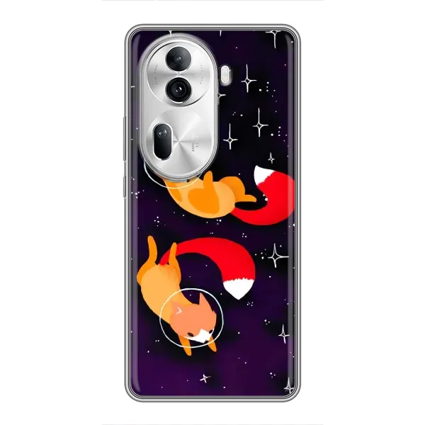 Чехол с рисунком «Лисы» для OPPO Reno 11 Pro 5G Чехол с рисунком «Лисы» для OPPO Reno 11 Pro 5G