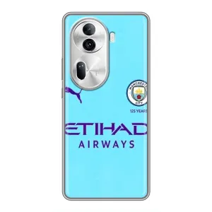 Силиконовые Чехлы принт Футбол на Oppo Reno 11 Pro 5G (Man City)
