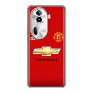 Силиконовые Чехлы принт Футбол на Oppo Reno 11 Pro 5G (Man United)