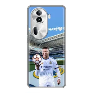 Чехол (TPU) с Футболистом на Oppo Reno 11 Pro 5G (Mbappe Real)