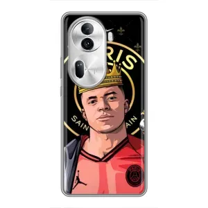 Чехол (TPU) с Футболистом на Oppo Reno 11 Pro 5G (Mbappe King)