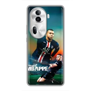Чехол (TPU) с Футболистом на Oppo Reno 11 Pro 5G (MBAPPE)