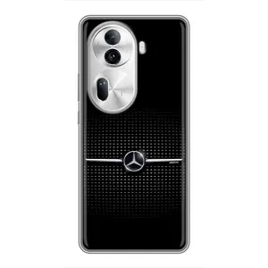 Силиконовый бампер с картинкой машины на Oppo Reno 11 Pro 5G (Mercedes)