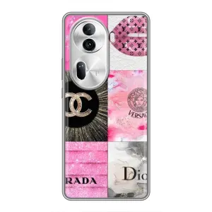 Чехол (Dior, Prada, YSL, Chanel) для Oppo Reno 11 Pro 5G (Модница)