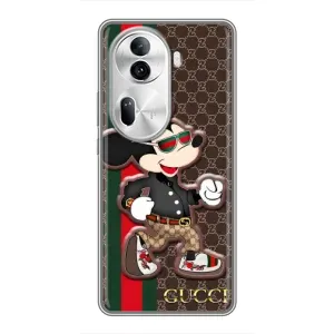 Чехлы Бренд GUCCI для Oppo Reno 11 Pro 5G (Маус Гуччи)