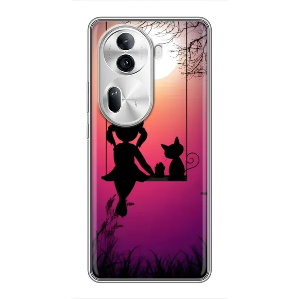 Чехол с рисунком «На качели» для OPPO Reno 11 Pro 5G Чехол с рисунком «На качели» для OPPO Reno 11 Pro 5G