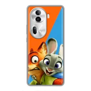Чехлы ЗВЕРОПОЛИС для Oppo Reno 11 Pro 5G (Ник и Хопс)