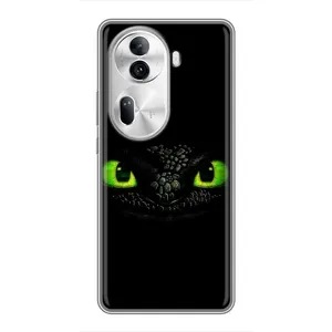 Чехол дракон Беззубик для Oppo Reno 11 Pro 5G (Глаза Беззубика)