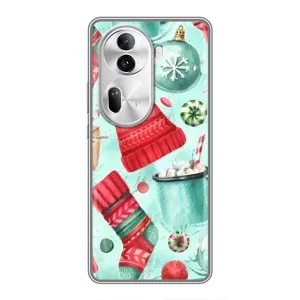 Чехол Санта Клаус для Oppo Reno 11 Pro 5G (Одежда)