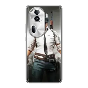 Чохол з картинкою "Герой Pubg" на Oppo Reno 11 Pro 5G (Пабг)
