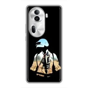 Чохол з картинкою "Герой Pubg" на Oppo Reno 11 Pro 5G (Пубг мен)