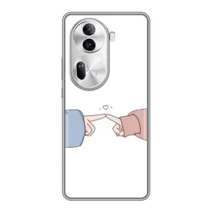 Чехлы на день мамы для Оппо Рено 11 Про (5G) (Руки мамы)