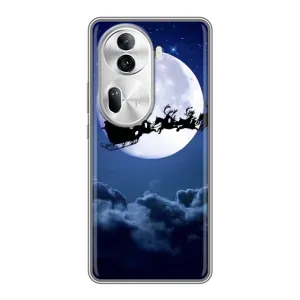 Чехол Санта Клаус для Oppo Reno 11 Pro 5G (Санта - луна)