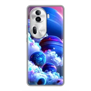 Чохли КОСМОС на Oppo Reno 11 Pro 5G (Сині планети)