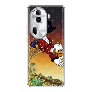 Силиконовый чехол для Oppo Reno 11 Pro 5G (Скрудж Луи Виттон)