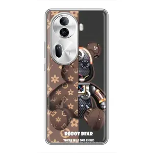Силиконовый чехол для Oppo Reno 11 Pro 5G (Медмедь Луи Виттон)