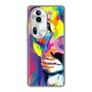 Чохол з картинкою на Oppo Reno 11 Pro 5G (Яскравий Лев)