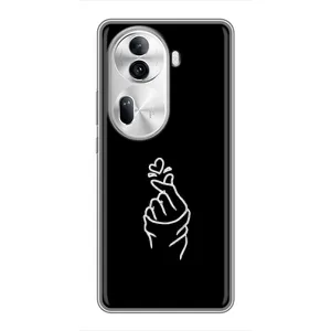 Чехлы (Знак сердечка) на Oppo Reno 11 Pro 5G (Знак Сердечка)